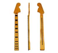 profesional cuello de guitarra Adecuado Para ST 22 Traste Cabeza Grande Amarillo Bk Borde Cuadrado Brillante 5,6 Ancho Cuello De Guitarra Eléctrica DIY Mango De Guitarra Modificado
