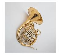 Profesional Cuerno Francés Instrumento Musical De Latón, 4 Teclas, Tono F/Bb, Trompa Doble De Latón Dorado Con Accesorios