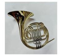 Profesional Cuerno Francés Latón Dorado Lacado F Tono 3 Teclas Trompa Individual Instrumentos De Latón Con Accesorios