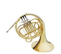 Profesional Cuerno Francés Trompa Lacada En Oro Fa Mayor Tres Teclas Una Hilera Instrumento De Viento Occidental Para Orquesta