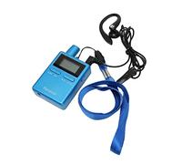profesional de interpretación simultánea con pantalla LCD, HiFi y transmisión digital de 50 canales, hasta 200 m, batería de litio integrada y auriculares incluidos