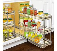 Profesional de Lynk? ? Organizador de estante de especias para los gabinetes de cocina interior - 6 """" x21 """" - Cajn deslizante - Cajn de la o