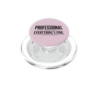 Profesional de Oficina fingiendo Que Todo está Bien PopSockets PopGrip para MagSafe