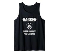 Profesional de seguridad cibernética Título del puesto oficial Ético Camiseta sin Mangas