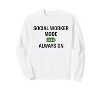 Profesional Defensor de apreciación del Trabajador Social Sudadera