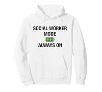 Profesional Defensor de apreciación del Trabajador Social Sudadera con Capucha