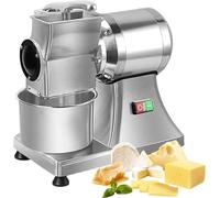 Profesional Electric Cheese Grater 900 W, alta potencia Stainless Steel Grinder With Safety Lid, Kitchen Processor For Cheese And Nuts, 60 kg/h For Restaurants And Pizzerias