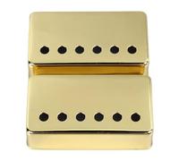 Profesional eléctrica Guitarras humbucker pickup cubierta latón Conchas doble bobina para LP Oro 2 unids mejora el timbre fácil instalación (50 mm 50 mm)
