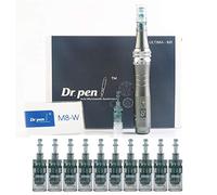 Profesional eléctrico Auto Dr. Pen Ultima M8 - Bolígrafo de punta de microneedling inalámbrico, 6 niveles de velocidad, 10 x 16 pines + 2 x 36 pines