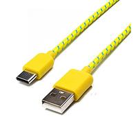 Profesional Este es un cable cargador de datos de sincronización de 2M 6.5 pies de tejido fuerte trenzado USB-C USB 3.1 tipo C para Macbook / Nexus 6P / 5X Oneplus 2 / xiaomi 4s / Letv Perfectamente a