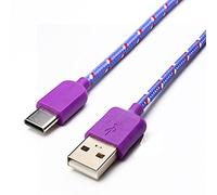 Profesional Este es un cable cargador de datos de sincronización de 2M 6.5 pies de tejido fuerte trenzado USB-C USB 3.1 tipo C para Macbook/Nexus 6P / 5X Oneplus 2 / xiaomi 4s / Letv Perfectamente a