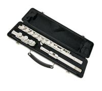 Profesional Flauta Travesera Cuerpos De Alpaca C Tune 16 Teclas Flauta De Agujero Cerrado Instrumento Musical Con Estuche