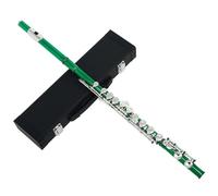 Profesional Flauta Travesera Flauta De Cuproníquel Con 16 Agujeros Cerrados, Añade La Tecla E, Flauta De Rendimiento Profesional Con Estuche