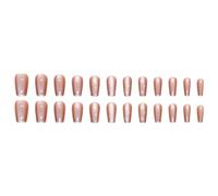 Profesional French Tip Press On falsas uñas postizas uñas postizas consejos accesorios de arte para mujeres de moda