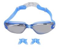 Profesional impermeable ajustable anti fog anti UV gafas de gafas de gafas para actividades de piscina de ejercicios de natación (Azul)