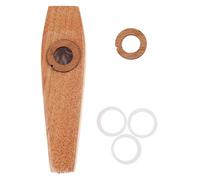 Profesional Kazoos Flautas De Madera Con Membrana Boca Kazoos Paletas De Madera Kazoo Compañero Para Guitarra Y Otros Instrumentos