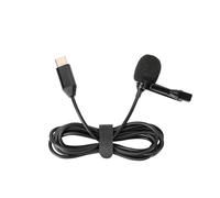 Profesional Lapel Lapel Micrófono Interferencias Micrófono Micrófono Omnidireccional Lavalier para 360 Camera Vence Grabación Profesional