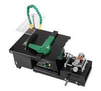Profesional Lapidary Bench Grinder & Rock Polisher Machine, 1950W Variable Speed Table Saw con Eje Flexible para cortar Jade Agate Stone, Water Cooling Drill Press para joyería Hacer Artesanía
