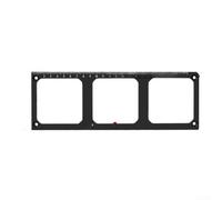 Profesional para medidor de contorno de aluminio 86 mm abridor de enchufe para interruptor de montaje de caja eléctrica, plantilla de panel de escritura precisa 25,8 x 9 cm (tres agujeros)