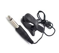 Profesional Pastilla de Guitarra Pastilla De Línea De Clip De Guitarra Acústica Negra Sensor De Vibración Incorporado Con Cable De 1 M