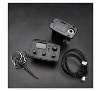 Profesional Pastilla de Guitarra Preamplificador EQ De Guitarra Acústica 70 * 48 Mm Con Sintonizador De Procesamiento Digital Ecualizador EQ De 3 Bandas Con Sintonizador Pastilla De Guitarra