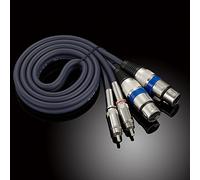 Profesional Perfect Match L205 doble RCA doble vuelta Canon Lennon tarjeta madre lotus mezclador mezclador cable de micrófono Perfectamente a juego (Size : 1M)