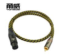 Profesional Perfect Match RCA tarjeta de transferencia de loto línea de audio campesina XLR amplificador XLR tarjeta de sonido micrófono línea de mezclador de cable Perfectamente a juego ( Size : 5M )