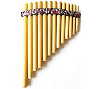 Profesional Perú tesoro estándar tamaño curvado Antara Pan Flauta 13 tubos Caso Incluido