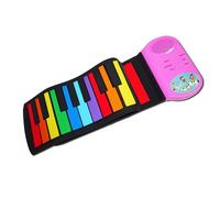 Profesional Piano Eléctrico Piano Enrollado A Mano Instrumento De Piano Electrónico Portátil Enrollado A Mano De 49 Teclas De Color Adecuado Para Estudiantes (Color : B)