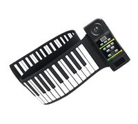 Profesional Piano Eléctrico Piano Enrollado A Mano, Teclado Electrónico De 88 Teclas Con Teclado Electrónico Con Altavoces Duales Estéreo Incorporados
