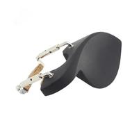 Profesional violín Accesorios 10 Unids/lote De Violín Con Tornillo Plateado, Mentonera De Madera Negra Teñida Perforada Para Accesorios De Violín 1/8 1/4 1/2 3/4 4/4 (Color : 1/8)
