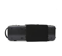 Profesional Violín Caso Caja De Violín 4/4 De Fibra De Carbono Mixta Negra Bolsa De Partituras Caja De Violín Oblonga Con Bloqueo De Contraseña Violín Caso