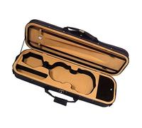 Profesional Violín Caso Caja De Violín Rectangular Negra Estuche De Violín Con Higrómetro Accesorio De Violín Violín Caso (Color : 02, Size : 1/2)