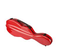 Profesional Violín Caso Estuche De Violín De Fibra De Carbono Con Higrómetro De Tamaño 4/4 De Rayas Rojas Caja De Violín De Moda Violín Caso
