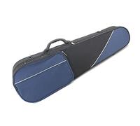 Profesional Violín Caso Estuche Para Violín Triangular Oxford Con Costuras Azules Y Negras Con Correas Violín Caso (Color : 1/2)