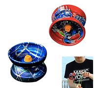 Profesional Yoyo,Metal Yo Yo,Yoyo Pro para Niños,Adultos Yoyo,Principiantes Yoyo,Yoyo Regalo,Pro Yo Yos,Creado para Principiantes,NiÑos,2PC,Kiuiom