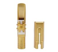 Profesionales Alto Sax Bohapiece, Metal de Latón 8c, Acabado Chapado de Oro Brillante, Tono Brillante, con Tapa, Excelente Presente para los Entusiastas de los Saxofones