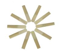 Profesionales Clarinete Accesorios 10 Unids/caja Lengüetas Para Clarinete Fuerza 2,5 Lengüeta Bb Clarinete Lengüeta Viento De Madera Piezas De Instrumentos Musicales Accesorios