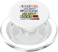 Profesor Algunos Días I Rock It Funny Educator PopSockets PopGrip para MagSafe