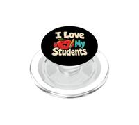 Profesor Amo a mis Estudiantes Educador de Aula PopSockets PopGrip para MagSafe