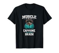 Profesor Cafeína Life Gym Cita Cafeína Infundido Cerebro Camiseta