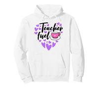 Profesor Combustible Café Divertido Maestros Hombres Mujeres Escuela Enseñanza Sudadera con Capucha