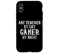 Profesor de Arte de día Gamer de Noche para enseñar Historia del Arte Carcasa para iPhone X/XS