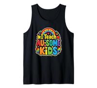 Profesor de Autismo Educación Especial SPED Conciencia sobre el Autismo Camiseta sin Mangas