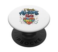 Profesor de Autismo Educación Especial SPED Conciencia sobre el Autismo PopSockets PopGrip Adhesivo