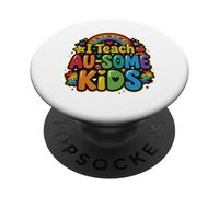 Profesor de Autismo Educación Especial SPED Conciencia sobre el Autismo PopSockets PopGrip Adhesivo