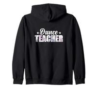 Profesor de baile floral envejecido vintage Sudadera con Capucha