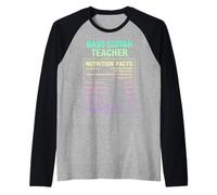 Profesor de Bajo Camiseta Manga Raglan