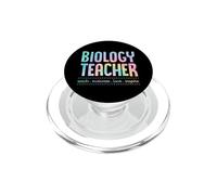 Profesor de biología Enseña Motivar Amor Inspirar Enseñanza Lema PopSockets PopGrip para MagSafe