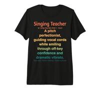 Profesor de Canto Divertido Camiseta Premium